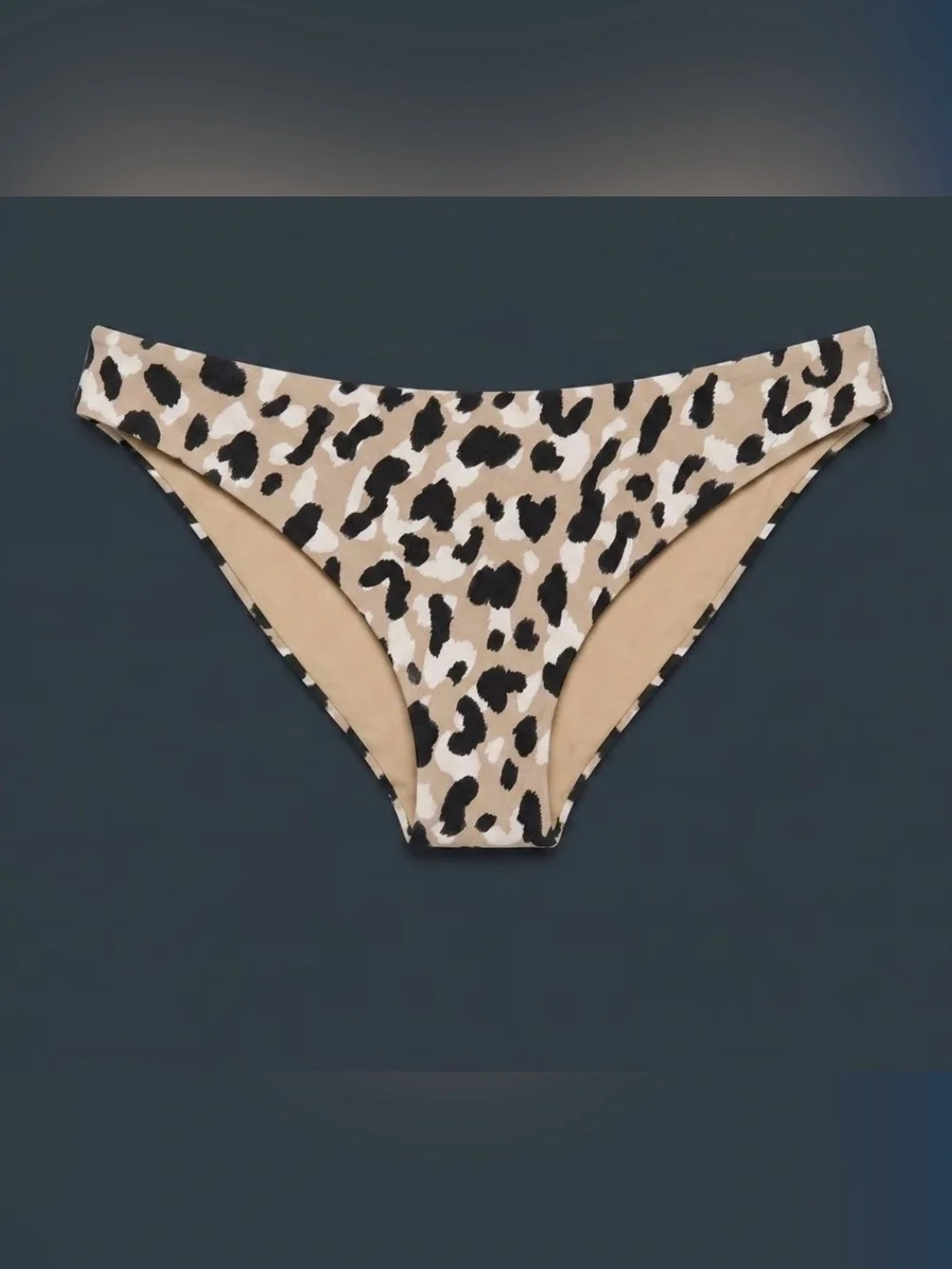 Vitamin A Midori Animal Print Bikini Bottoms - Size 6, NWT, Made in Italy